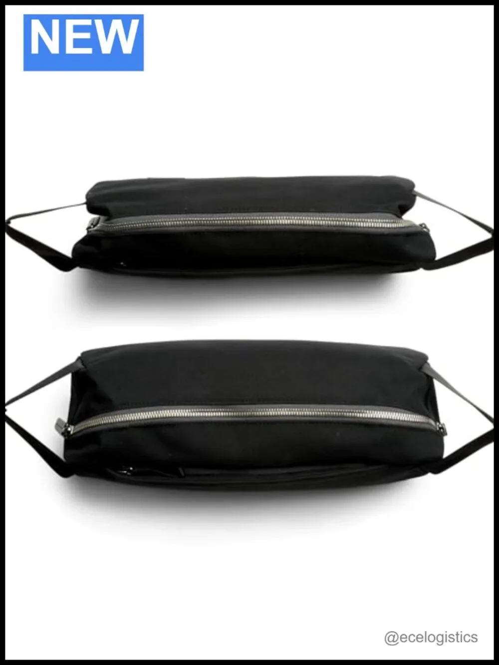 Minimalist Crossbody Sling Bag, Seatbelt Strap, Polyester